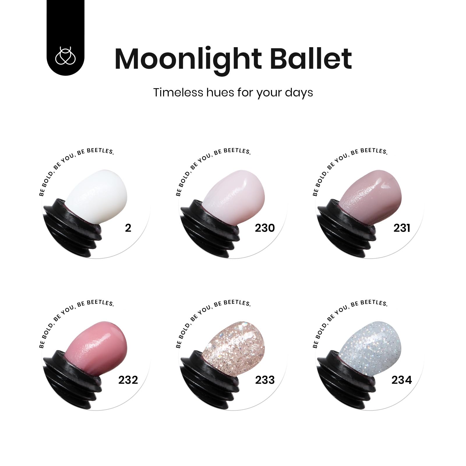 Moonlight Ballet - 6 Colors Poly Nail Extension Gel (each 15g)