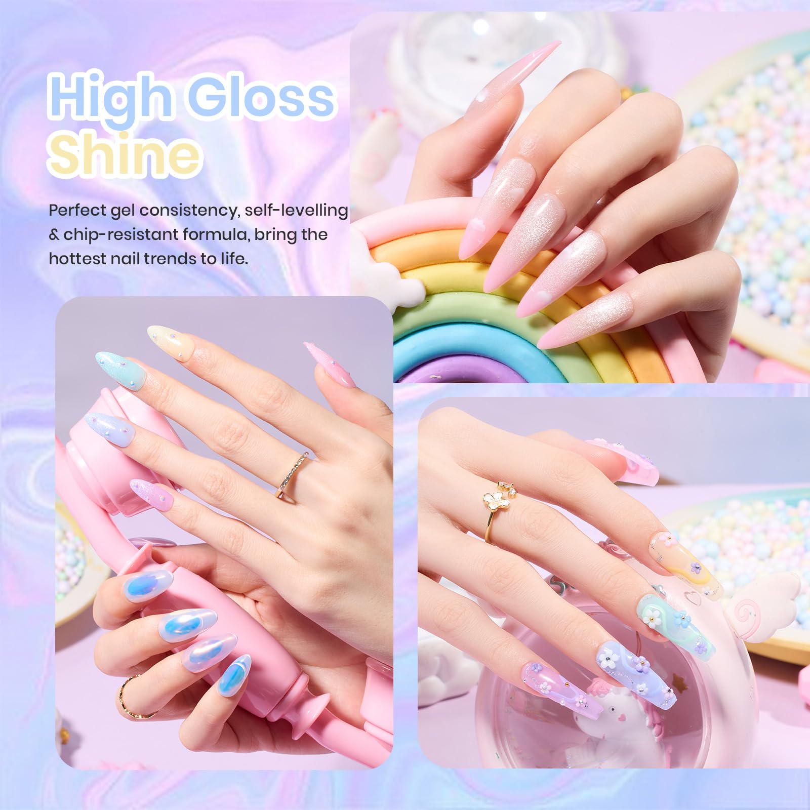 Candy Jelly | 6 Colors Gel Polish Set