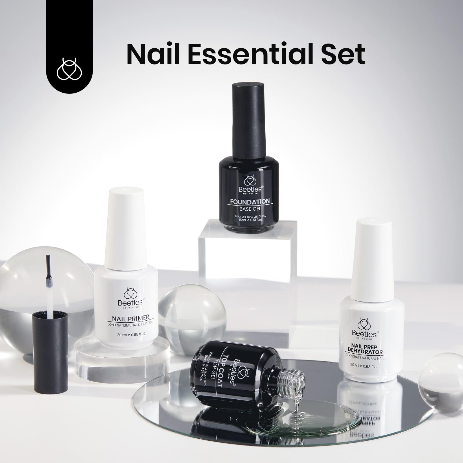 Hema Free-Beetles Nail Essential Set Large Capacity 4 pcs 