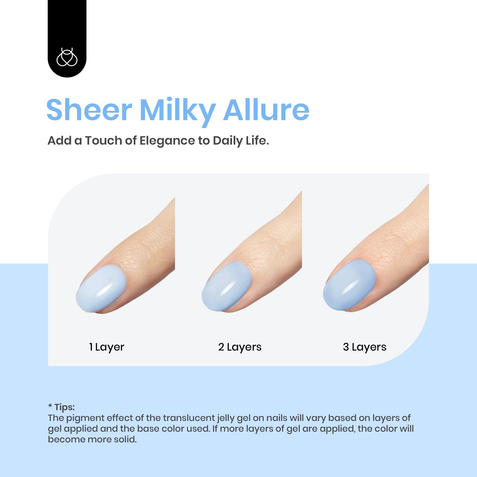 Blueberry Milk #e373 |15ml Jelly Gel Polish