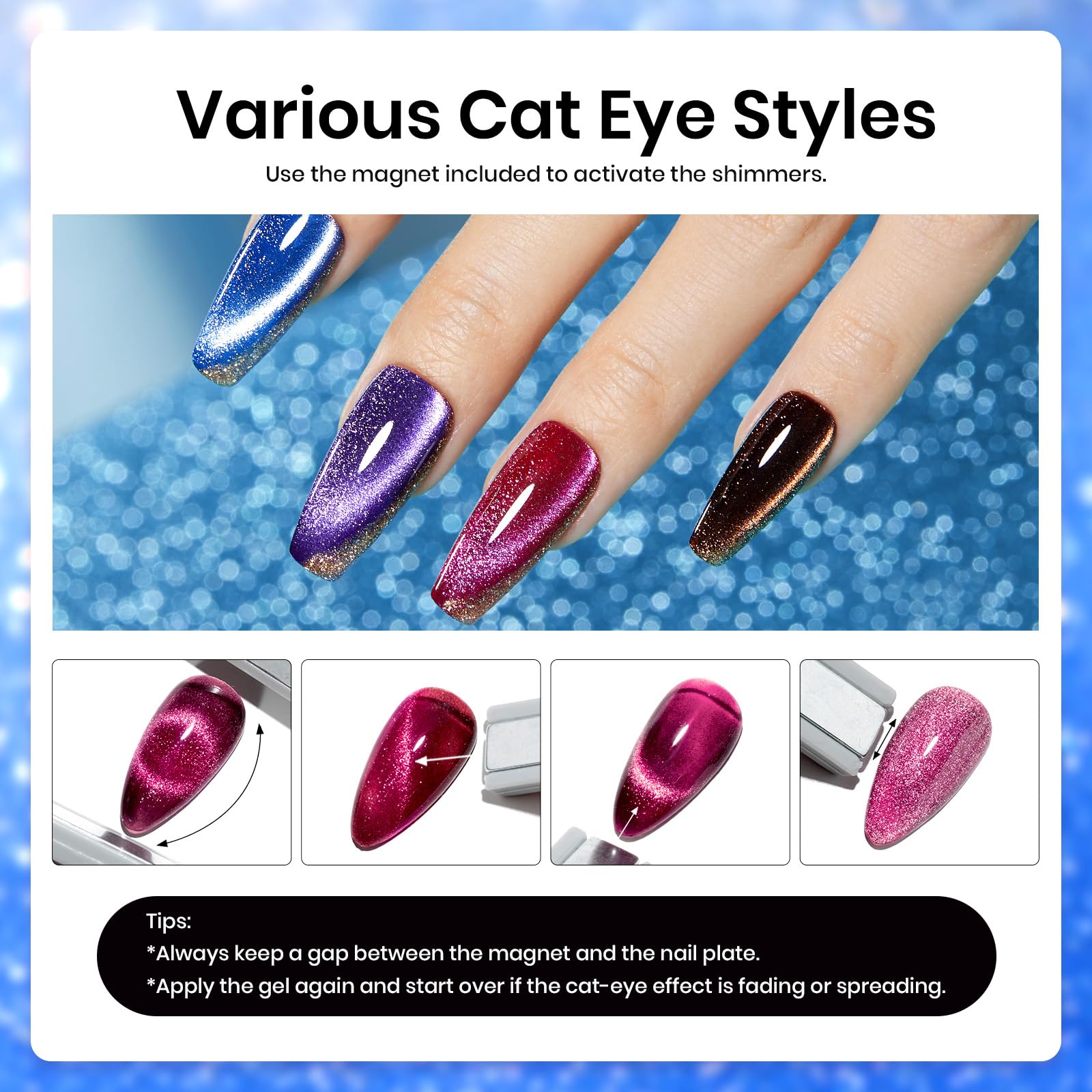 36 Colors All Cat Eye GelPolish Set