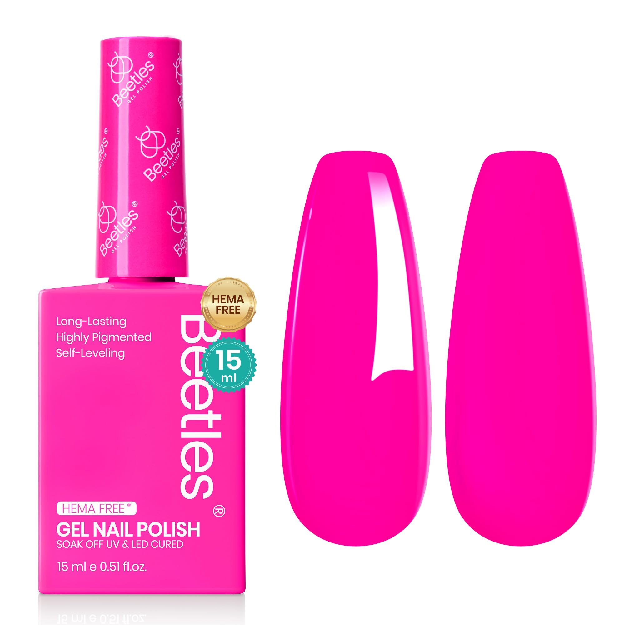 Neon Whispers-Hema-Free Upgraded Colorful Bottle Packaging Gel Polish 15ml