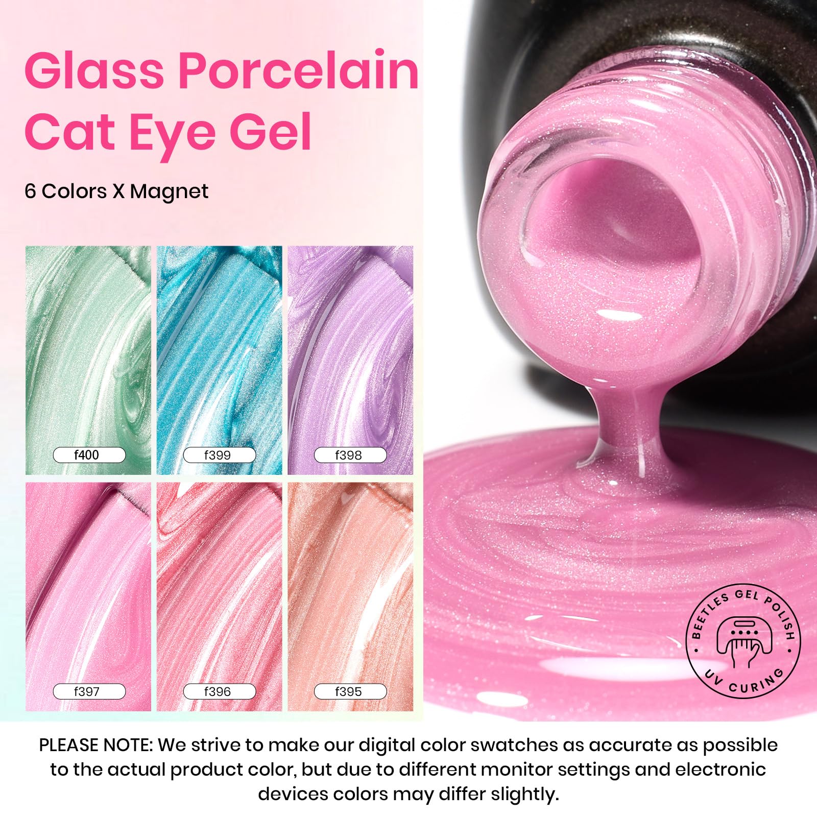 Fairy Garden  Cat Eye 6 Colors Gel Polish Set