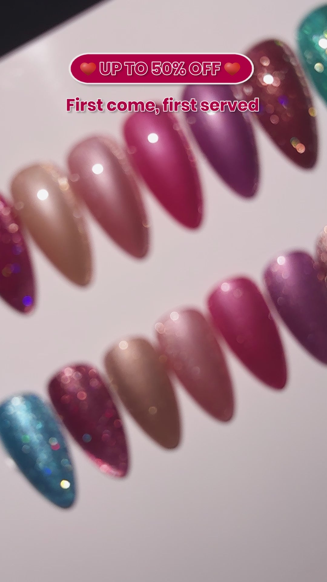 Load video: Floral Verses- 20 Colors Gel Nail Polish Set